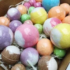 2024 plus récent personnaliser logo bio bain <span class=keywords><strong>bombe</strong></span> pied tremper balle à la main se détendre pétillant bébé soins bulle végétalien naturel pied soins de la peau - Product Image 2