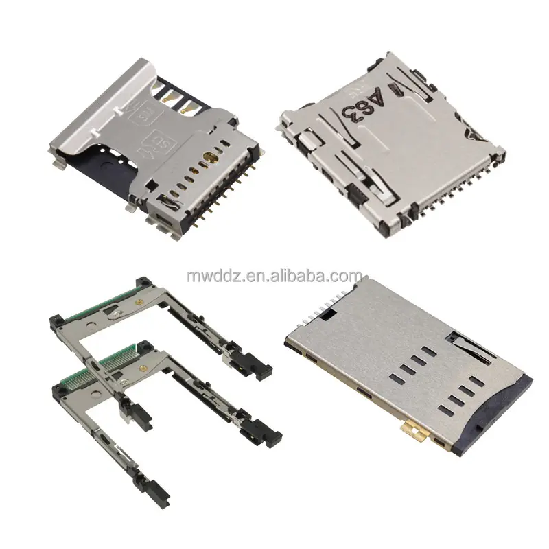 Conector original N7E50-A516VU-20 Conectores de memória interligados soquete do cartão do PC