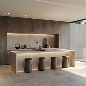 Meubles de cuisine en bois sur mesure, style moderne organique - Product Image 2