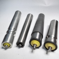 Rouleaux, pignons et tambours en acier inoxydable galvanisé pour lignes de production, disponibles sur mesure.