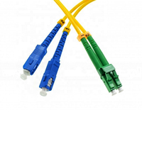 Kabel Patch Fiber Optik Single Mode Simplex LC UPC SC APC 9 125Um G652D G657A FTTH Kabel Optik Dalam Ruangan LSZH Low Loss High Speed