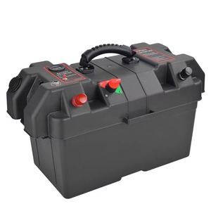 Puerto USB y 12V Power Center Station Caja de batería Motor Power Plastic Trolling Motor Rack Cajas de batería y bastidores Categoría de producto