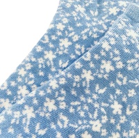 Chaussettes de cheville respirantes en coton de style Preppy petites chaussettes à motif floral blanc pour femmes