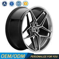 Jantes en alliage forgé argentées 5 étoiles 18-24 pouces 5x112 5x120 pour Mercedes E63 S63 BMW M5 F10 G30 Chrysler 300