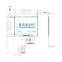 Écran LCD TFT de 3.5 pouces 320*240 résolution haute résolution 24pin Module LCD TFT d'interface RVB pour appareils intelligents
