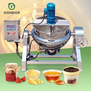 Máquina de Cocina y Mezcla Automática para Mermelada de Frutas y Dulces, con Calentamiento a Gas y Eléctrico, para Gastronomía - Product Image 1