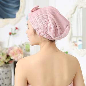 Serviette de Douche en Microfibre Rose avec Nœud Papillon Jiemeirui 26x35 cm pour Femmes - Product Image 2