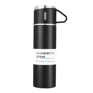 Bouteille d'eau isotherme portable en acier inoxydable 304 de 500 ml – Tasse <span class=keywords><strong>thermos</strong></span> personnalisée pour boissons chaudes et froides - Product Image 4