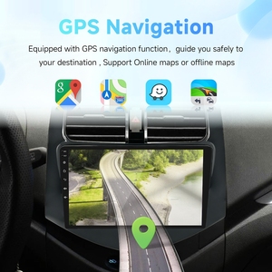 Reproductor de DVD <span class=keywords><strong>para</strong></span> Auto Rhythm Premium de 9 Pulgadas con <span class=keywords><strong>Android</strong></span> 11, Pantalla Táctil IPS, GPS, Carplay, Unidad de Actualización de Lujo <span class=keywords><strong>para</strong></span> Chevrolet Chevy Spark 2011-2014 - Product Image 4