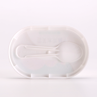 Bac à glace jetable Emballage durable IML Récipient à yaourt Pot à yaourt en plastique imprimé personnalisé tasse avec couvercle et cuillère