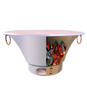 Parrilla <span class=keywords><strong>de</strong></span> barbacoa coreana japonesa comercial, parrilla <span class=keywords><strong>de</strong></span> carbón integrada redonda <span class=keywords><strong>de</strong></span> 295mm, equipo <span class=keywords><strong>de</strong></span> restaurante <span class=keywords><strong>de</strong></span> <span class=keywords><strong>horno</strong></span> Yakiniku Tandoor - Product Image 5