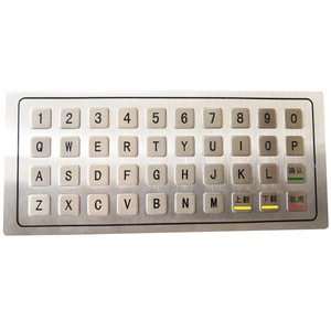 44 Tasten passen die Edelstahl-Metall tastatur an - Product Image 1