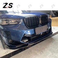 ZS pour BMW X3M F97 X4M F98 lci 2022 fibre de carbone lèvre avant pare-chocs avant Kit carrosserie accessoires de rénovation