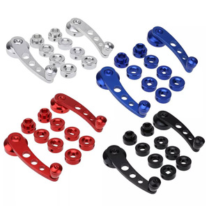 Set Crank pintu mobil Aluminium, performa pintu pegangan pengangkat jendela multiwarna untuk Interior mobil - Product Image 1