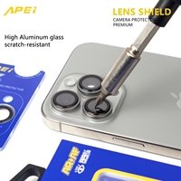 Protecteur d'objectif d'appareil photo APEI Eagle Eye pour iPhone 17 Pro Max 17 Air 16 15 Pro – Film de protection en verre anti-rayures pour caméra de téléphone portable