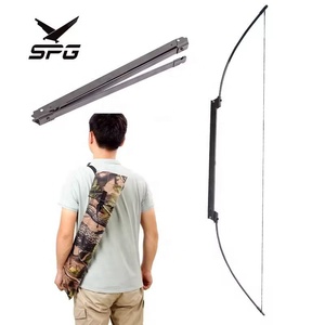 SPG Bộ Cung Tên Thẳng Và Cung Bắn Cung Bằng Kim Loại Uốn Cong 40Lbs Thiết Bị Cung Tên Gấp Gọn Dễ Mang Đi Tập Đi Săn Cho Trẻ Em - Product Image 1