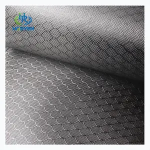 Tejido de fibra de carbono tejido Jacquard de nido de abeja Hexagonal 3K 240g