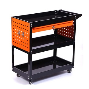 3 Tray Organizer Utility Storage Cabinet Mechanic <b>Tool</b> Cabinet with 300kg Load Capacity and Keyed <b>Lock</b> for Home Garage Workshop - Product Image 1