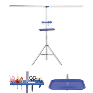 Portacanne da Pesca Regolabile in Alluminio Rastrelliera da Spiaggia Picchetto Tripode Supporto a Staffa per Battute di Pesca - Product Image 1