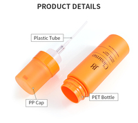 Flacon pompe mousseur en plastique PET de luxe 50ml 100ml 150ml 200ml pour nettoyant visage