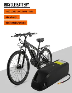 E-bike pil 36volt lityum pil 36v Electric pil sıcak satış 36v Li-ion paketi elektrikli bisiklet için Electric