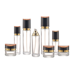 Flacon atomiseur de parfum en verre borosilicate vide de 50 g avec un bouchon sur le dessus, contenants cosmétiques scellés pour usage industriel - Product Image 2