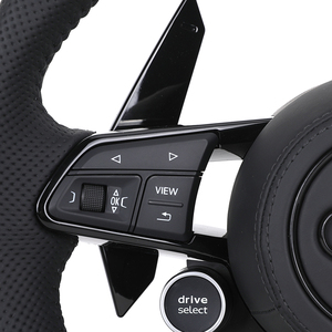 Volant personnalisé avec garniture en cuir noir pour Audi A3 A4 A5 A6 A7 A8 C7 S8 R8 Rs3 <span class=keywords><strong>RS6</strong></span> B8 B9 S7 RS <span class=keywords><strong>S</strong></span> Line - Product Image 6