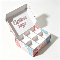 Boîtes d'emballage pour biscuits en carton ondulé imprimées sur mesure, vente en gros, boîte d'expédition pour bonbons, chocolat, biscuits, ensemble cadeau alimentaire avec logo imprimé