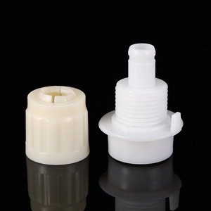 Conector de conexión rápida para lavadora Han Dabang, tubo de bloqueo de 10 mm, plástico blanco para tubería de agua - Product Image 2