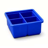 CHINFAI Nouveau design, bac à glaçons mini en silicone sans BPA, outil de fabrication de crème glacée en matériau souple avec moule en silicone à démoulage facile