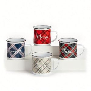 Mug en céramique émaillée rétro 12oz, personnalisable avec logo, vente en gros, durable, pour le café au feu de camp, idéal pour le camping en extérieur et les entreprises - Product Image 2