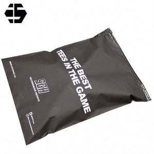 100% <b>Compostable</b> Black Mailer <b>Bag</b> Custom logo Strong Adhesive Sealing Waterproof Shipping <b>Bags</b> Eco-friendly Express <b>Bag</b> - Product Image 4