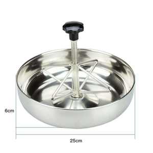 Vassoio di mangime per suinetti in acciaio inossidabile sezioni divise per latte di maiale trogolo di aggancio per pavimento di fissaggio mangiatoia - Product Image 3