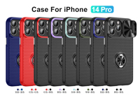 Étui de téléphone avec protection d'objectif coulissante pour iPhone 14 13 12 11 avec support magnétique pour voiture pour iPhone 14 Pro Max