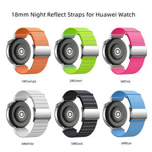 Correa Deportiva de Nailon con <span class=keywords><strong>Tela</strong></span> Trenzada Magnética y Franja Reflectante para Reloj Huawei GT 6 de 41 mm, Correa GT 5 para Reloj Xiaomi S4 de 41 mm - Product Image 3