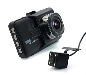 Hot Verkoper Twee Manieren 1080P Groothoek Bewegingsdetectie Parking Monitor G-Sensor Dashboard Camera Recorder Car Black doos