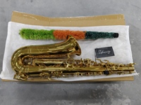 High F# Musical Woodwind Instruments Golden Lacquer Eb Key Sax Alto Saxophone ( SP1001G )