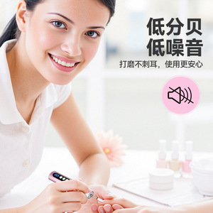 Taladro eléctrico para uñas con forma de bolígrafo, recargable por USB, pulidor de uñas multifuncional portátil, uso doméstico y comercial - Product Image 1