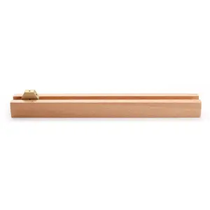 MAXERY Cheap Price Wood Oud Sticks Incense Holder Detachable Brass Incense Burner Incense Stand With Walnut Base Ash Catcher