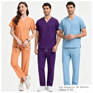 42217 Vêtements de travail unisexes, pyjama d'infirmière femme léger, pyjama d'infirmière pour clinique, pyjama d'infirmière en gros - Product Image 1