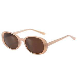 Lunettes de soleil ovales rétro pour femmes, monture complète, protection UV400, style tendance pour adultes - Product Image 5