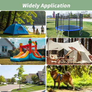 Estacas de anclaje de tierra en espiral recubiertas de polvo de acero resistente de 18 pulgadas/30 pulgadas Anclaje de tornillo de hormigón para suministros de jardín - Product Image 2