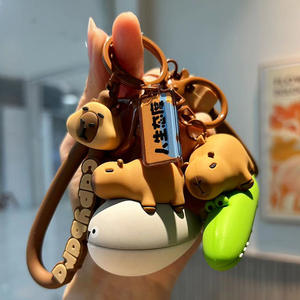 จี้ห้อยกุญแจรูปพระพุทธรูปหมูน้ำหนูตะเภาน่ารักสำหรับคู่รักทั้งชายและหญิง - Product Image 4