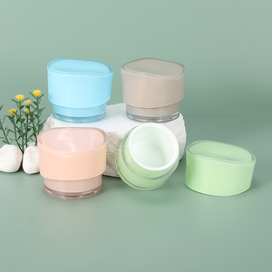 Pot à crème PS de forme spéciale pour les soins de la peau 30g/50g Bouteille de crème avec bouchon en plastique - Product Image 1