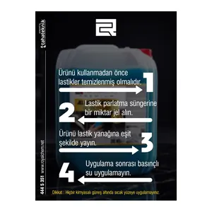 Polisseur de pneus en gel Royalchem Premium 5 kg Produit d'entretien automobile professionnel - Product Image 5