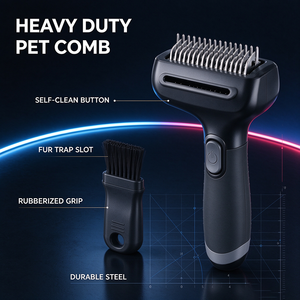 Herramienta para Eliminar el Pelo de Mascotas, Cepillo Suave para Perros y Gatos de Pelo Largo y Corto, Suministro de Fábrica - Product Image 2