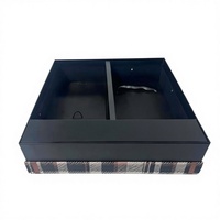 Boîte cadeau carrée en carton rigide biodégradable pour foulard festif, impression quadrichromie, usage industriel