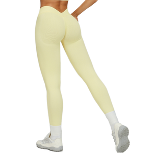 Pantalones de Yoga para Mujer, Cintura Alta, Largo hasta el Tobillo, con Logotipo Personalizado, Elásticos en Cuatro Direcciones, Levanta Glúteos, Spandex/Nylon, Cintura Elástica, Secado Rápido - Product Image 1