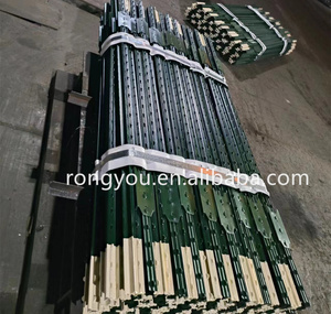 <span class=keywords><strong>Poteau</strong></span> en T en acier peint vert de haute qualité pour clôture agricole / Clôture agricole robuste avec <span class=keywords><strong>poteau</strong></span> en T de 6 pi et 7 pi avec plaque d'ancrage cloutée - Product Image 6
