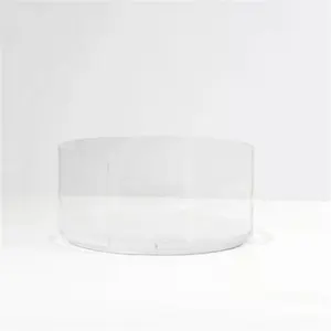 ECO-Friendly 100% clear acrylic customized round sleeping bed for cats